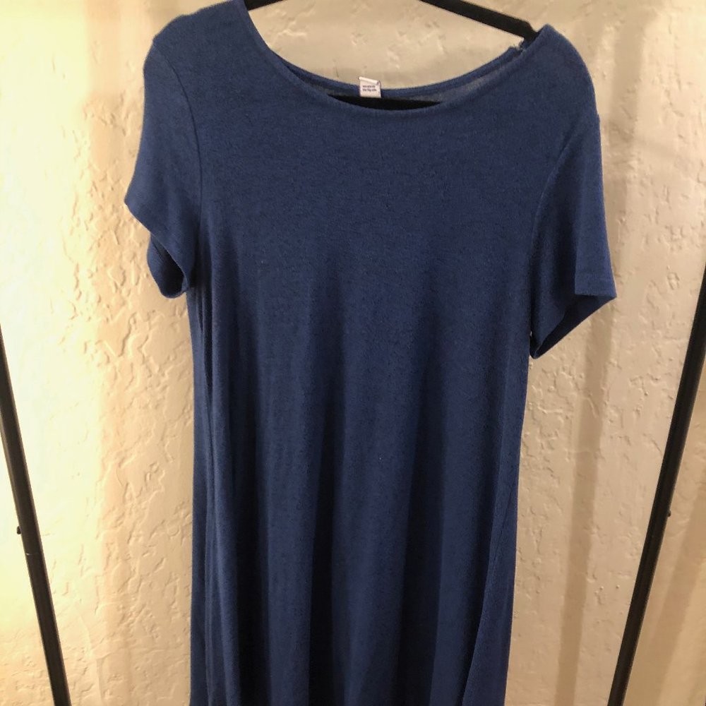 perfect condition blue t-shirt dress